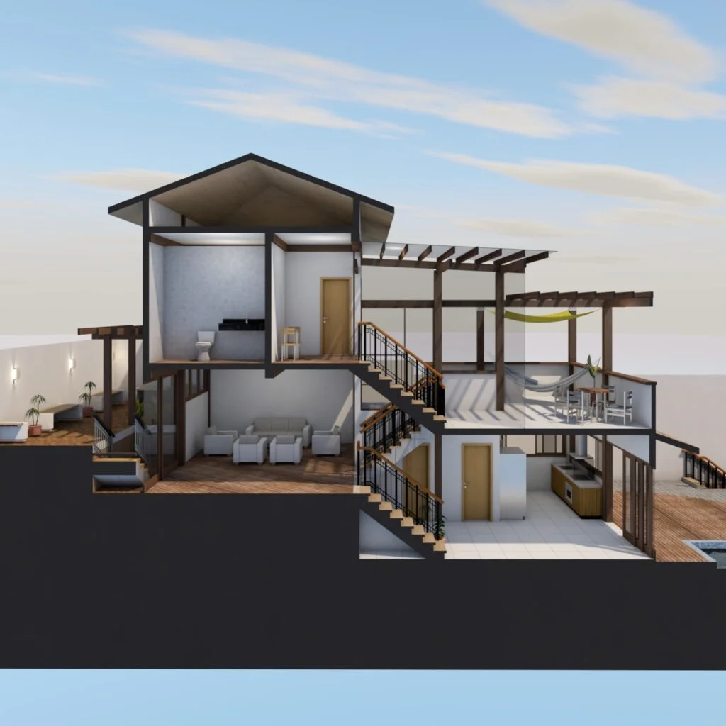 projeto arquitetura sobrado