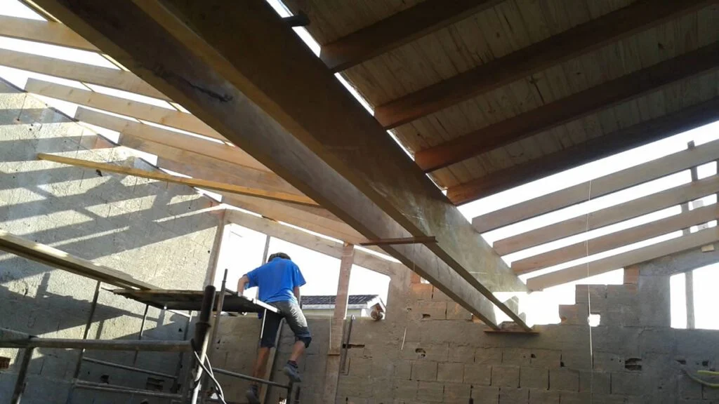 construção - telhado